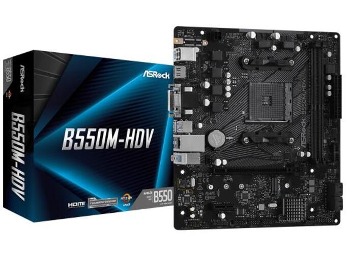 AsRock Matična ploča MB AM4 B550M-HDV 90-MXBDJ0-A0UAYZ