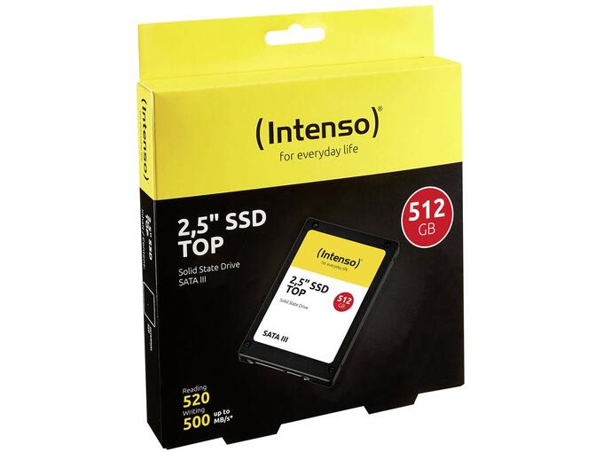 Intenso SSD Disk SATA3-512GB/Top