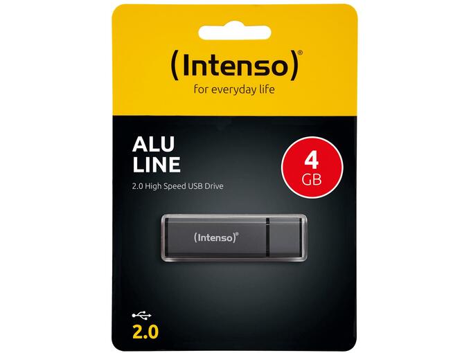 Intenso USB Disk 2.0-4GB/Alu-a
