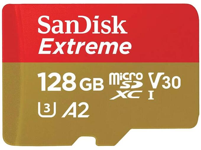 SanDisk Memorijska kartica SDXC 128GB Extreme micro Pro Deluxe 190MB/s A2 C10 V30 UHS-I U3