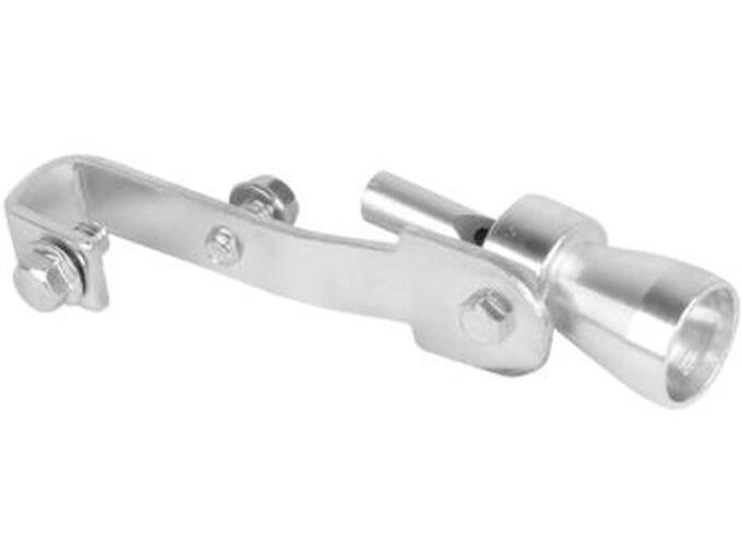 Fischietto Marmitta Auto Effetto Turbo - Alluminio Argento Per 1000-1600cc - Foto 10