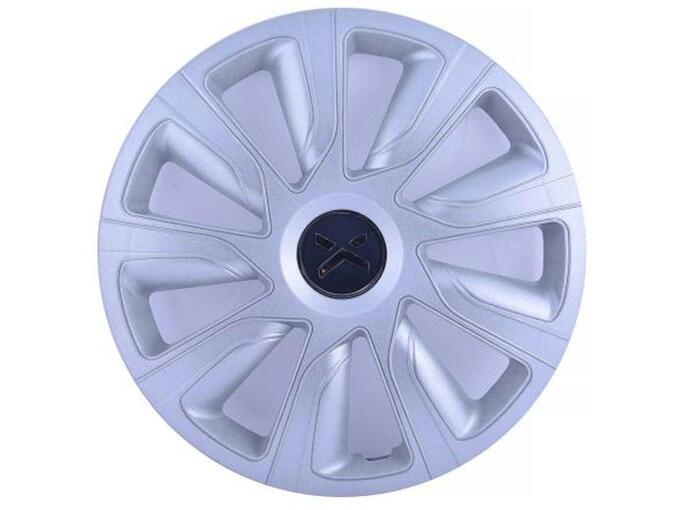 888 Car Accessories Univerzalne ratkapne 15 silver abs set