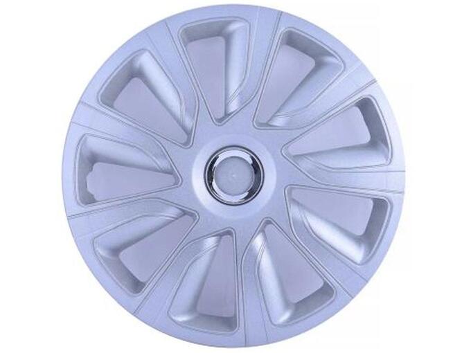888 Car Accessories Univerzalne ratkapne 16 silver abs set