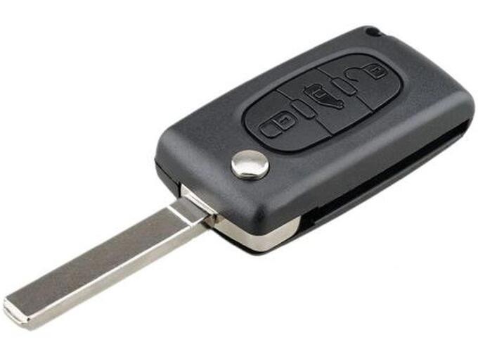 888 Car Accessories Kućište oklop ključa 3 dugmeta za peugeot/citroen va2/ce0536
