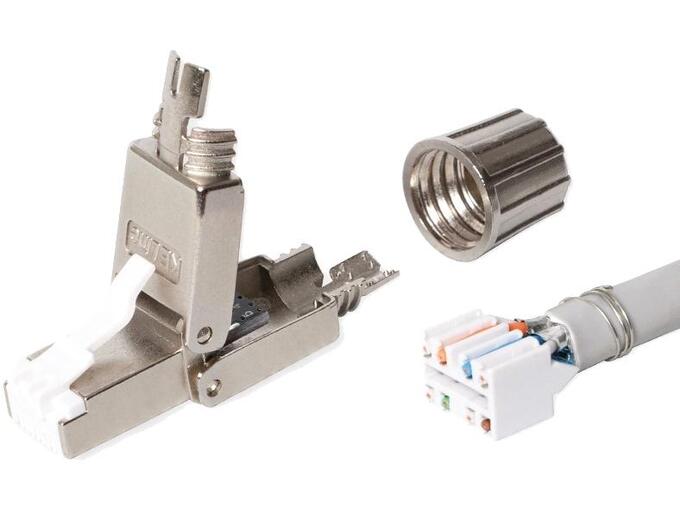 Krugel Exim Konektor RJ45 industrijski bez alata KE-FFT45-C6AS