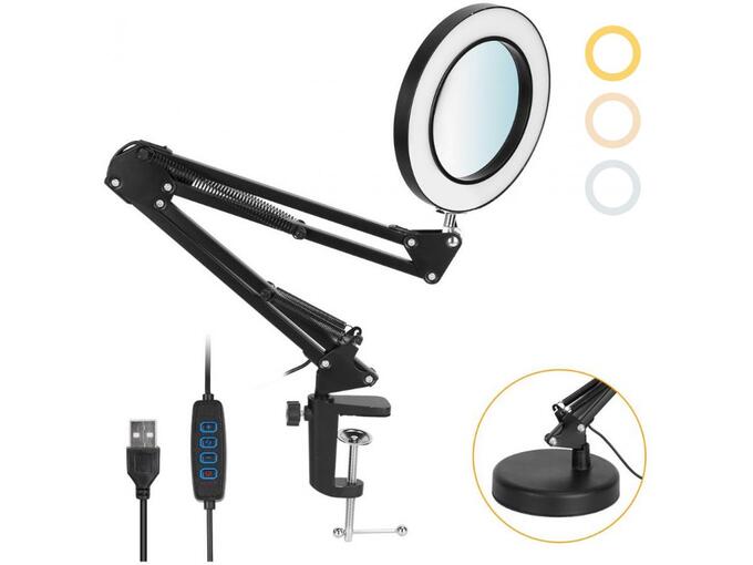 Stona LED lampa sa lupom HQ