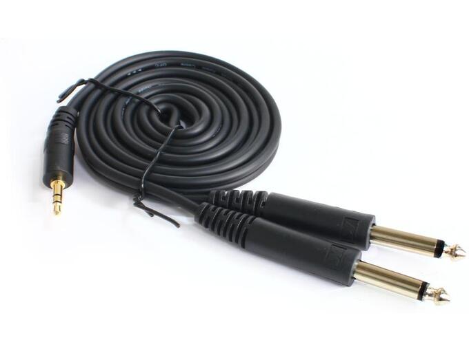 Audio kabl 35mm stereo M na 2x635mm mono M 15m
