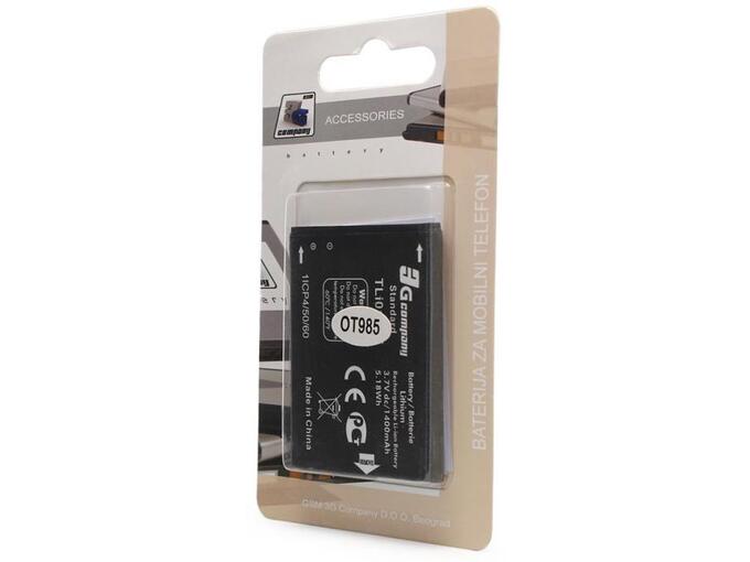Baterija standard za Alcatel OT-985/OT Pixi 3 45/4027X/OT Pop D3 1400mAh TLi014A1