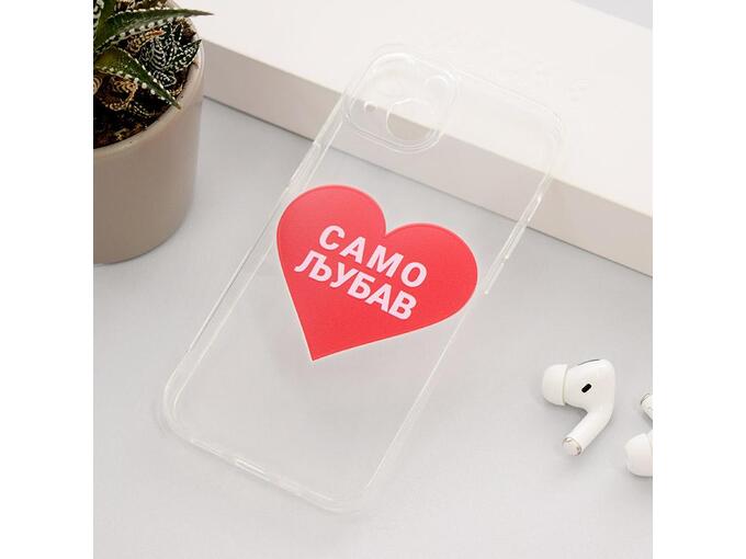 Maska Nanobit Print za iPhone 13 Ljubav