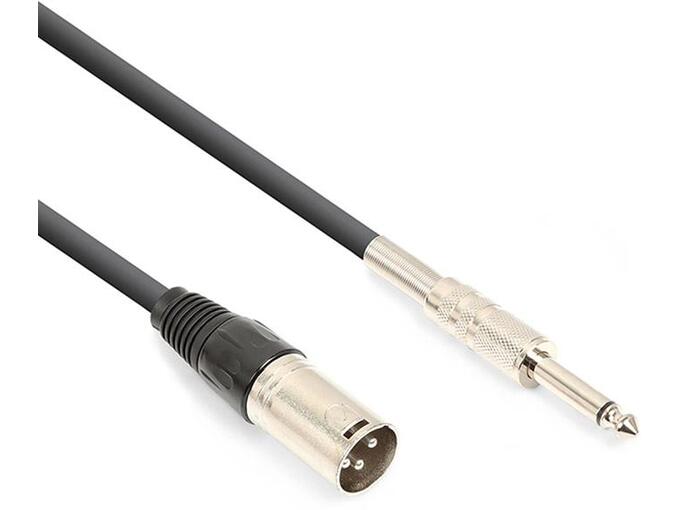 Mikrofonski kabel 6,3mm na XLR Muski JWD-AU20 0,2m-0,5m