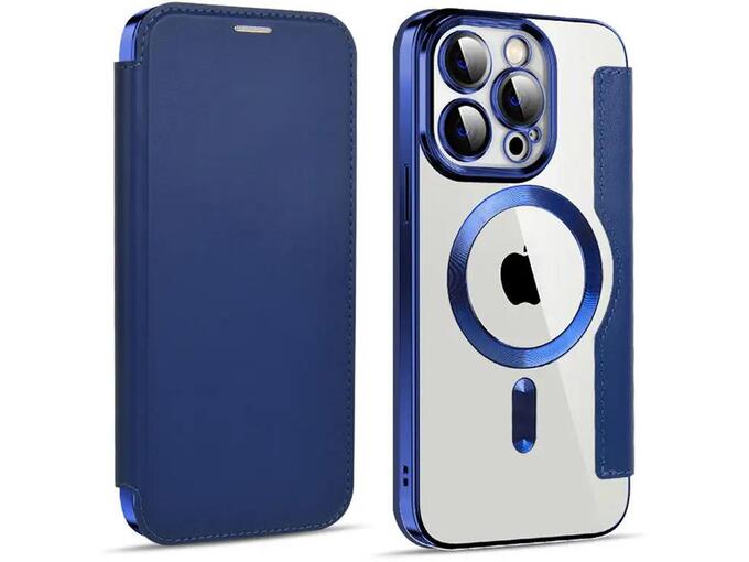 Maska za telefon na preklop iPhone 15 Pro Max Coral magsafe book