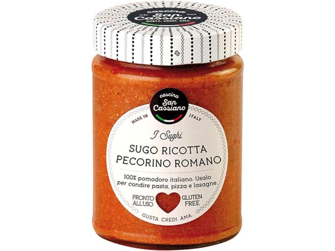 Cascina San Cassiano Sos Tomato with Ricotta and Pecorino Cheese, 290g