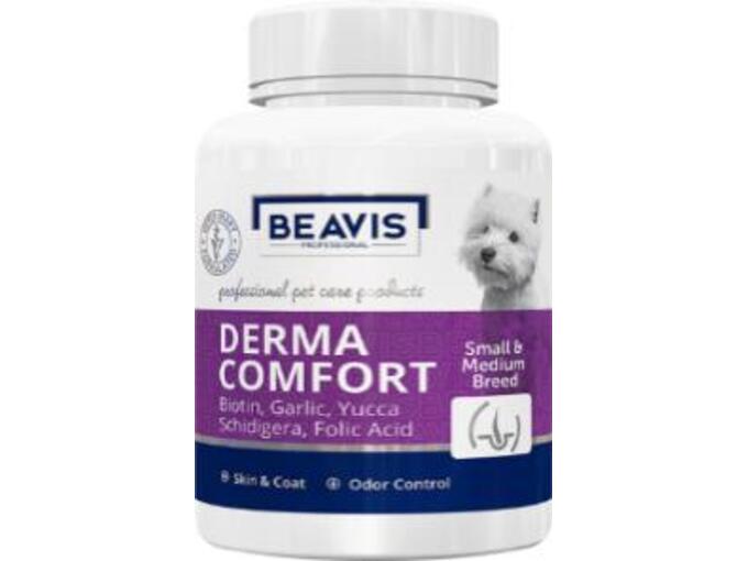 Beavis Dodatak ishrani za negu dlake i kože za pse malih i srednjih rasa Derma comfort