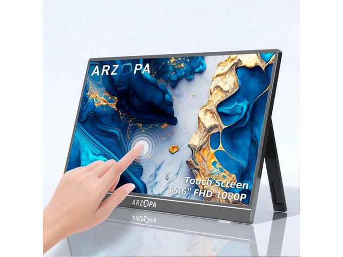 Eksterni prenosni monitor 15,6'' A1T FHD Touch Screen
