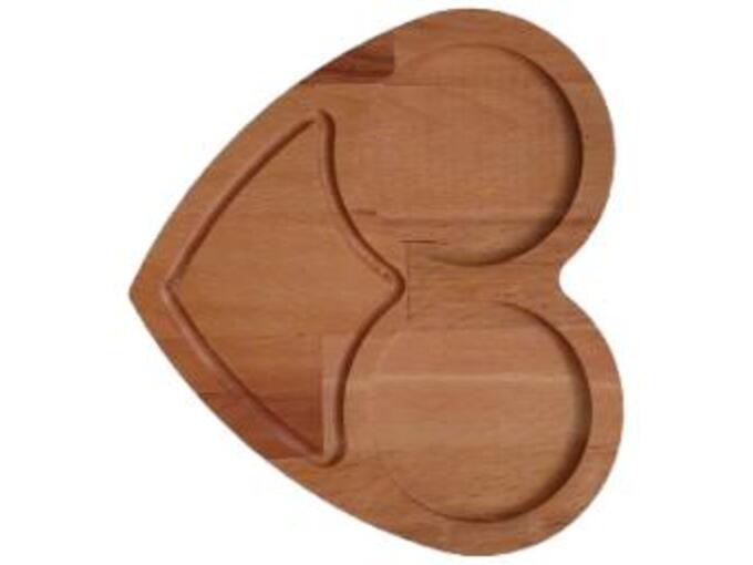 Arborea Srce daska 20x20 cm