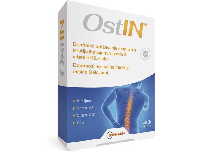 Inpharm OstIN za zdrave i jake kosti - 30 tableta