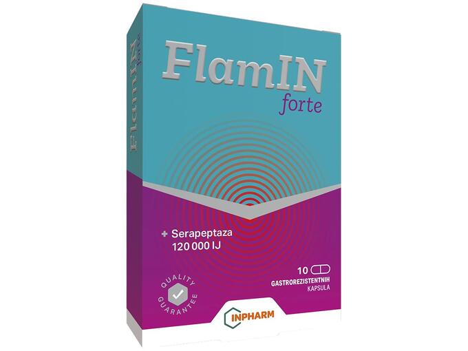 Inpharm FlamIN Forte za upalu, otok i bol - 10 kapsula