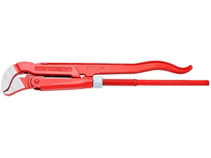 Unior Klešta za cevi kosa 45" čeljusti S-oblika 1/2″ 482/6 601510