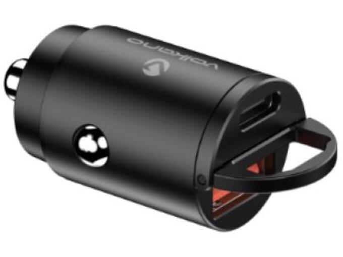 Volkano USB auto punjač Obscurix Series VK-8007-BK 30W USB-A USB-C
