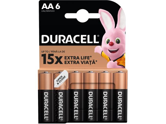 Duracell Baterije Basic AA 6 kom