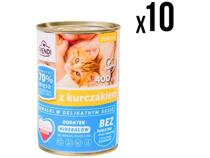 Frendi konzerva za mačke junior sa piletinom 400g x 10kom