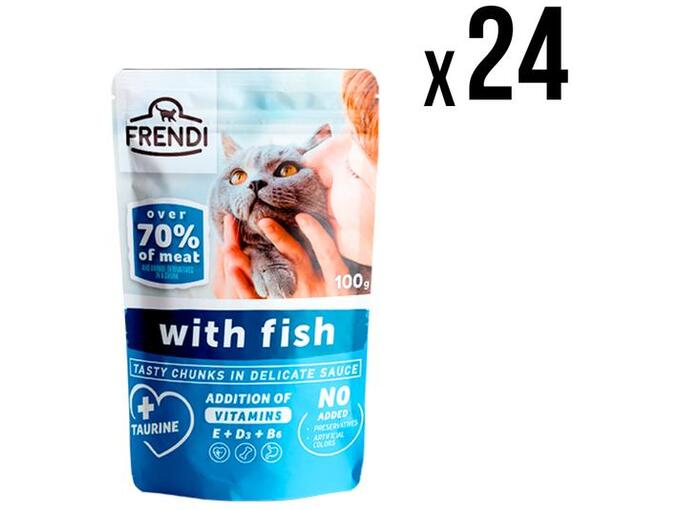 Frendi kesica za mačke riba 100g x 24kom