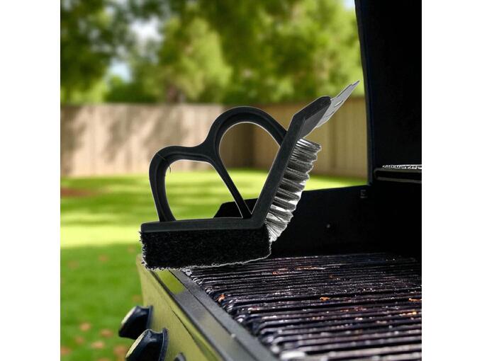BBQ četka za čišćenje roštilja 3u1 S 356342