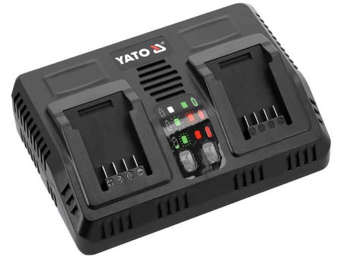 Yato pametni dvostruki punjač baterija 18V 2.4-4.5 A YT-828501