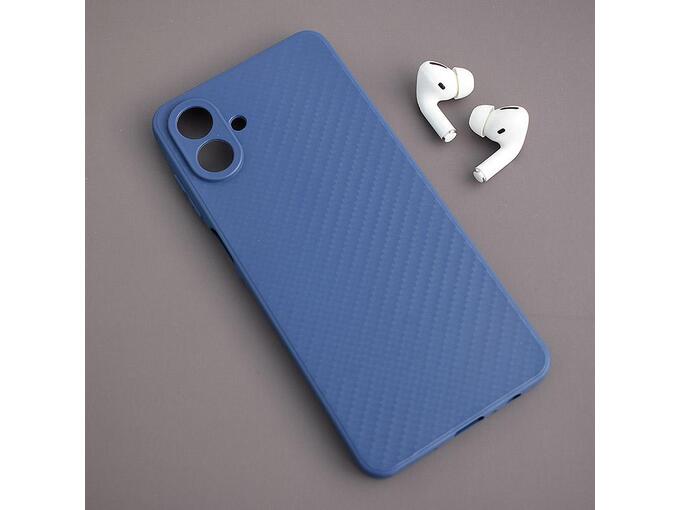 Maska za Samsung A07/ A075F Carbon fiber plava