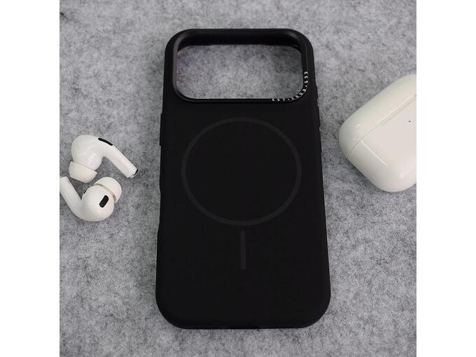 Maska za iPhone 17 Pro Max midnight black Mag Case Nanobit Pure