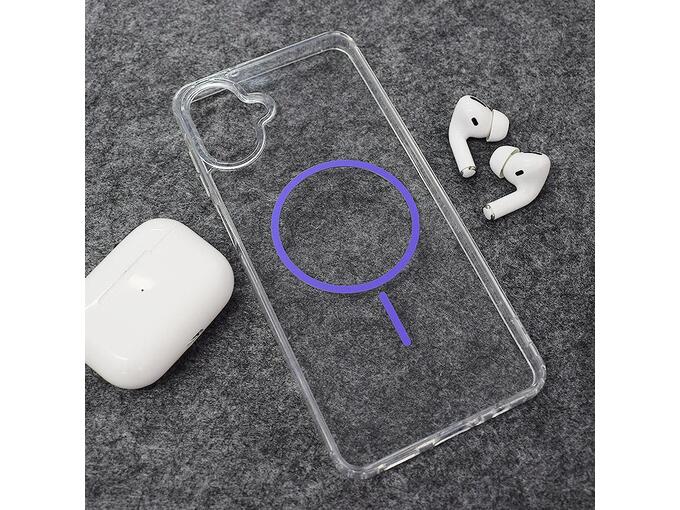 Maska za Samsung A17 5G/ A175F ljubičasta Mag Case Clear Slim
