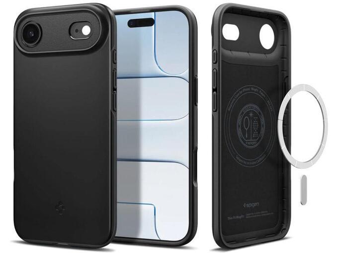 Maska za iPhone Air Thin Fit Mag MagSafe Spigen crna