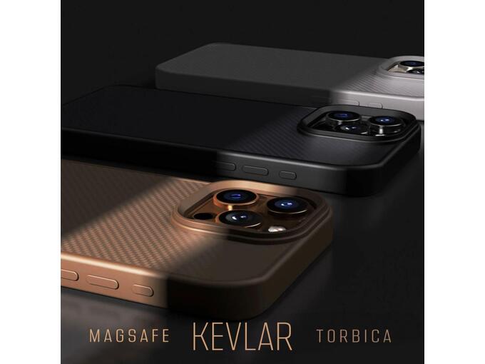 Maska za Samsung Galaxy S24 Ultra Magsafe Kevlar siva