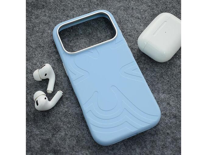 Maska za iPhone 17 Pro cloud blue Mag Case Abstract Flow