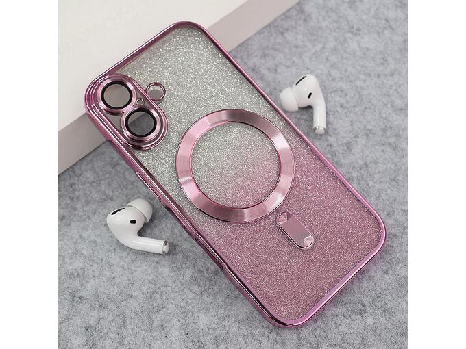 Maska za iPhone 17 Mag Case Electroplated roze