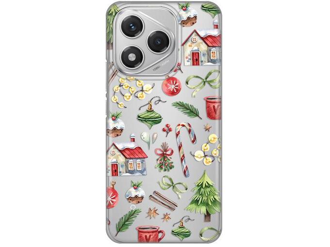 Maska za Honor 400 Lite Winter Spirit Silikonska Print Skin
