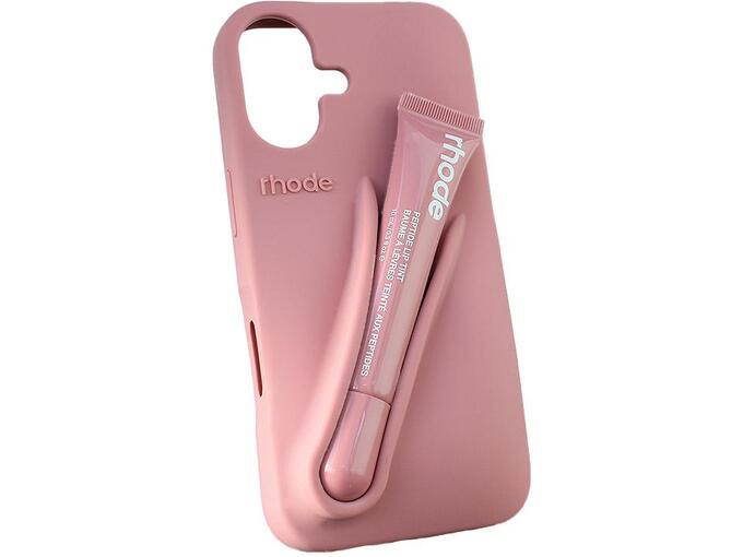 Maska za iPhone 17 salty tan Rhode LIP CASE + LIP TINT