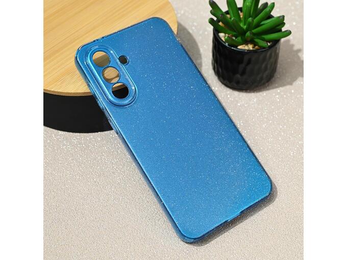Maska za Samsung Galaxy A56 5G Sparkle Dust svetlo plava