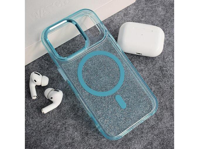 Maska za iPhone 17 Pro Mag Case Glitter plava