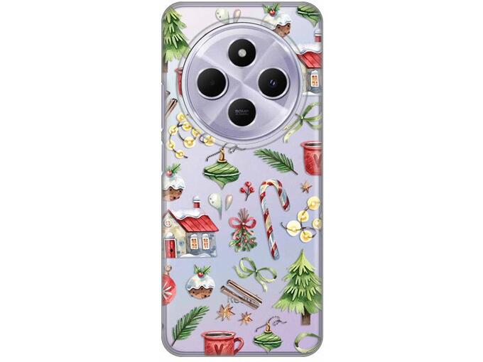 Maska za Xiaomi Redmi 14C/Redmi A4 Winter Spirit Silikonska Print Skin