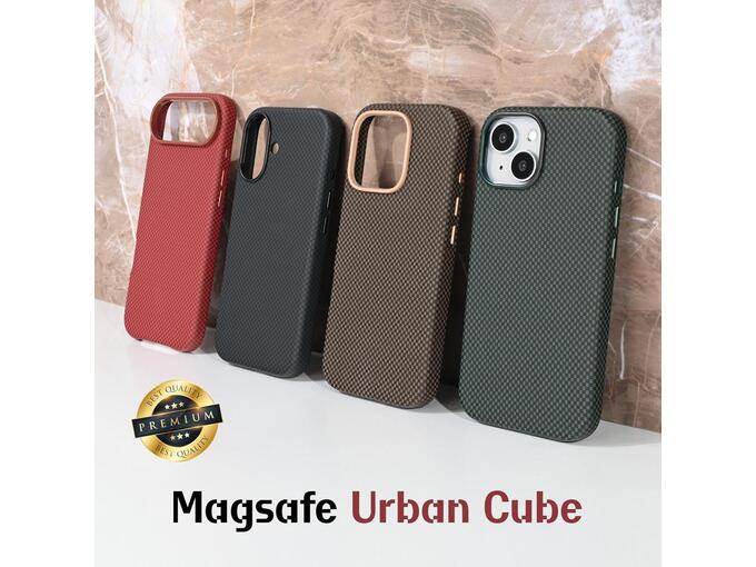 Maska za iPhone 16 61 Magsafe Urban Cube zelena