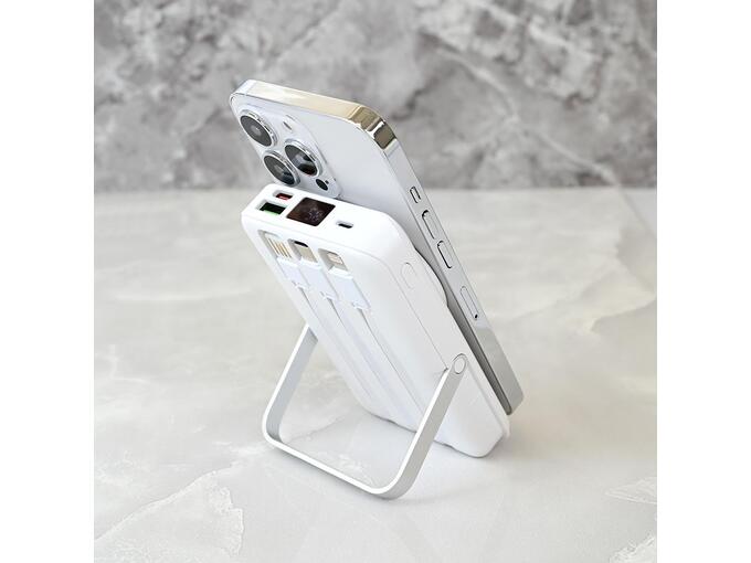 Power bank prenosiva baterija Magsafe Oxpower PD W102 10000mAh bela