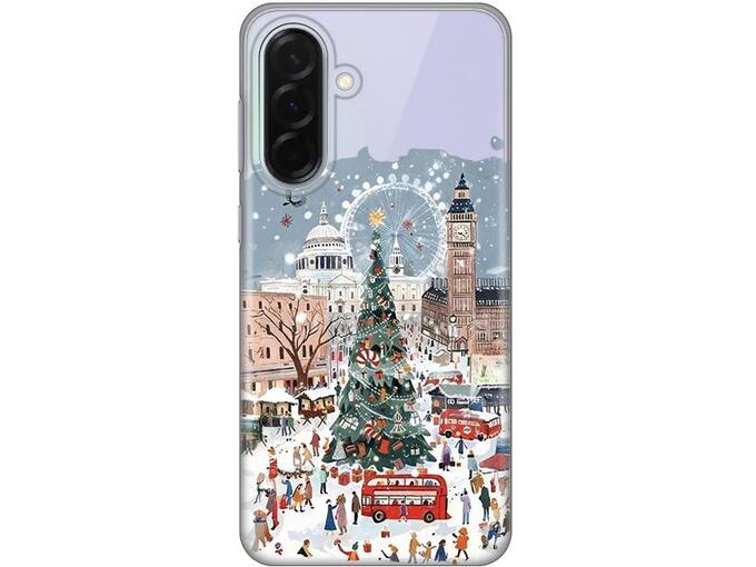 Maska za Samsung Galaxy A36 5G Christmas Town Silikonska Print Skin