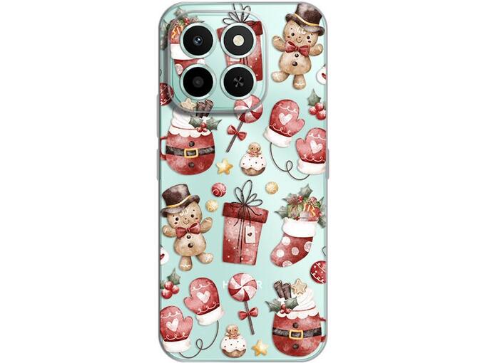 Maska za Honor X6c Cozy Christmas Silikonska Print Skin