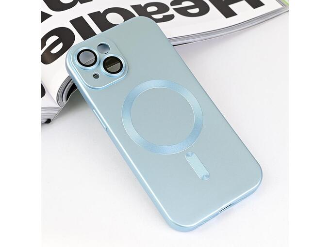 Maska za iPhone 15 61 Magsafe Chrome plava