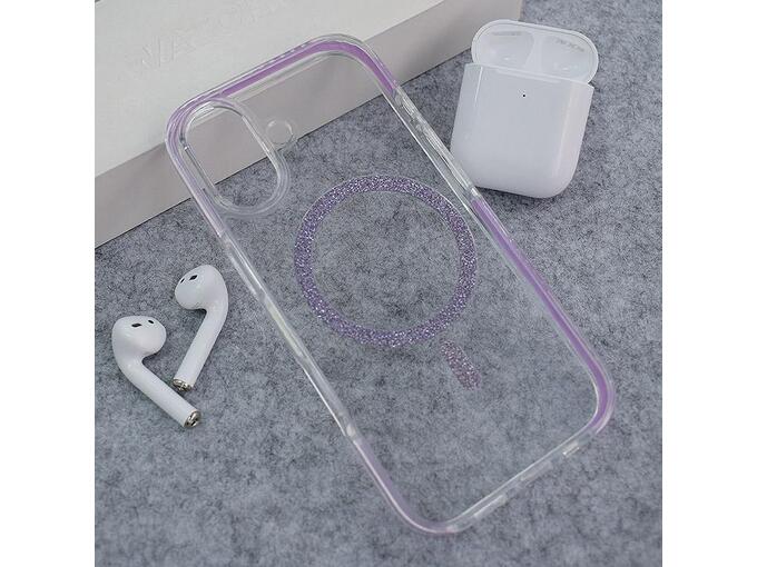 Maska za iPhone 17 ljubičasta Mag Case Bling