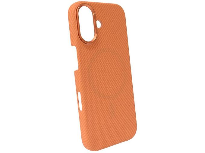 Maska za iPhone 17 narandžasto Mag Case Kevlar Defender