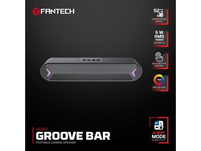 Bluetooth zvučnik Fantech BS160 GROOVE BAR crni