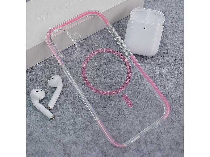 Maska za iPhone 17 Mag Case Bling roze