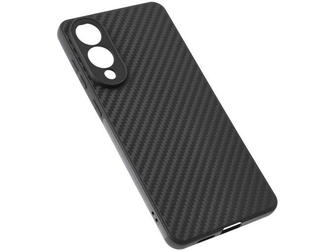 Maska za Samsung Galaxy S25 Edge Carbon fiber crna